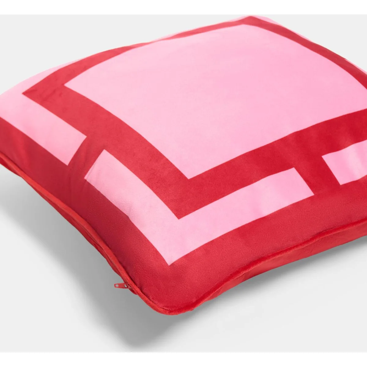 OHS Square Print Cushion Covers - Hot Pink/Red / 45cm / 2 – image 5