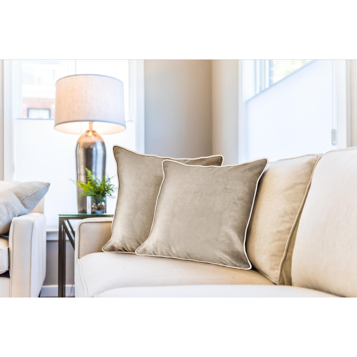 Chelsea Cushion Cover - Taupe – image 2