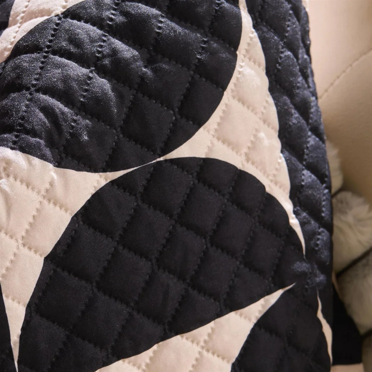 OHS Half-Circle Quilted Cushion Covers - Monochrome – image 4