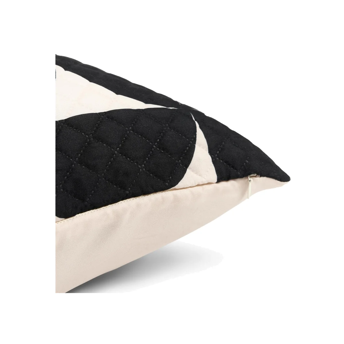 OHS Half-Circle Quilted Cushion Covers - Monochrome – image 1
