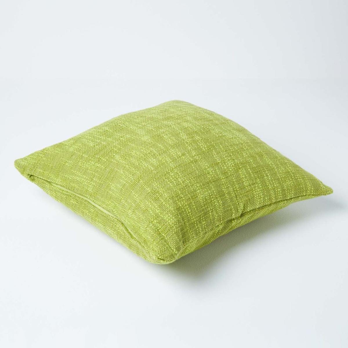 Homescapes Nirvana Cotton Cushion Cover - Green / 45cm – image 3