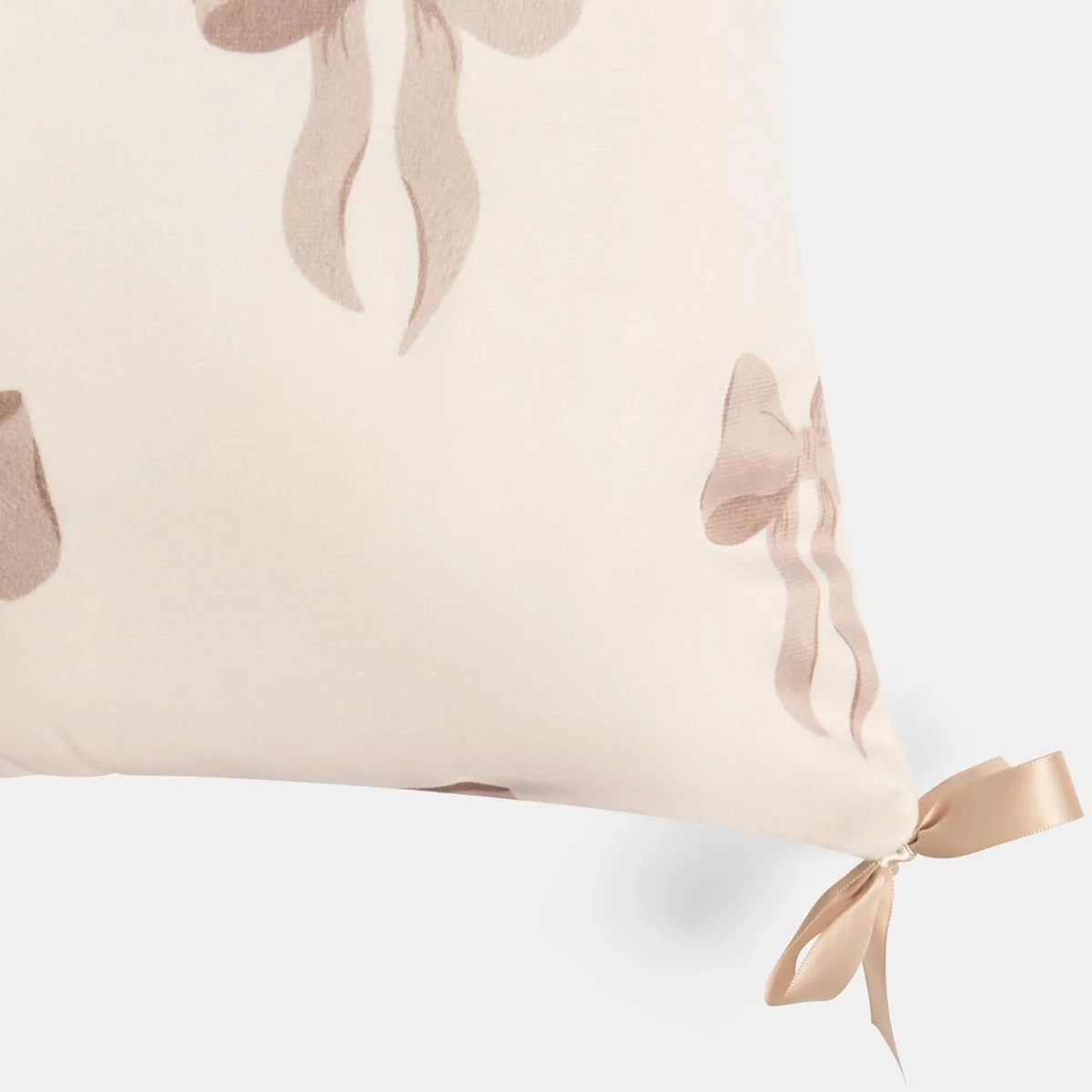 OHS Bow Print Cushion Covers - Cream / 2 / 45cm – image 5
