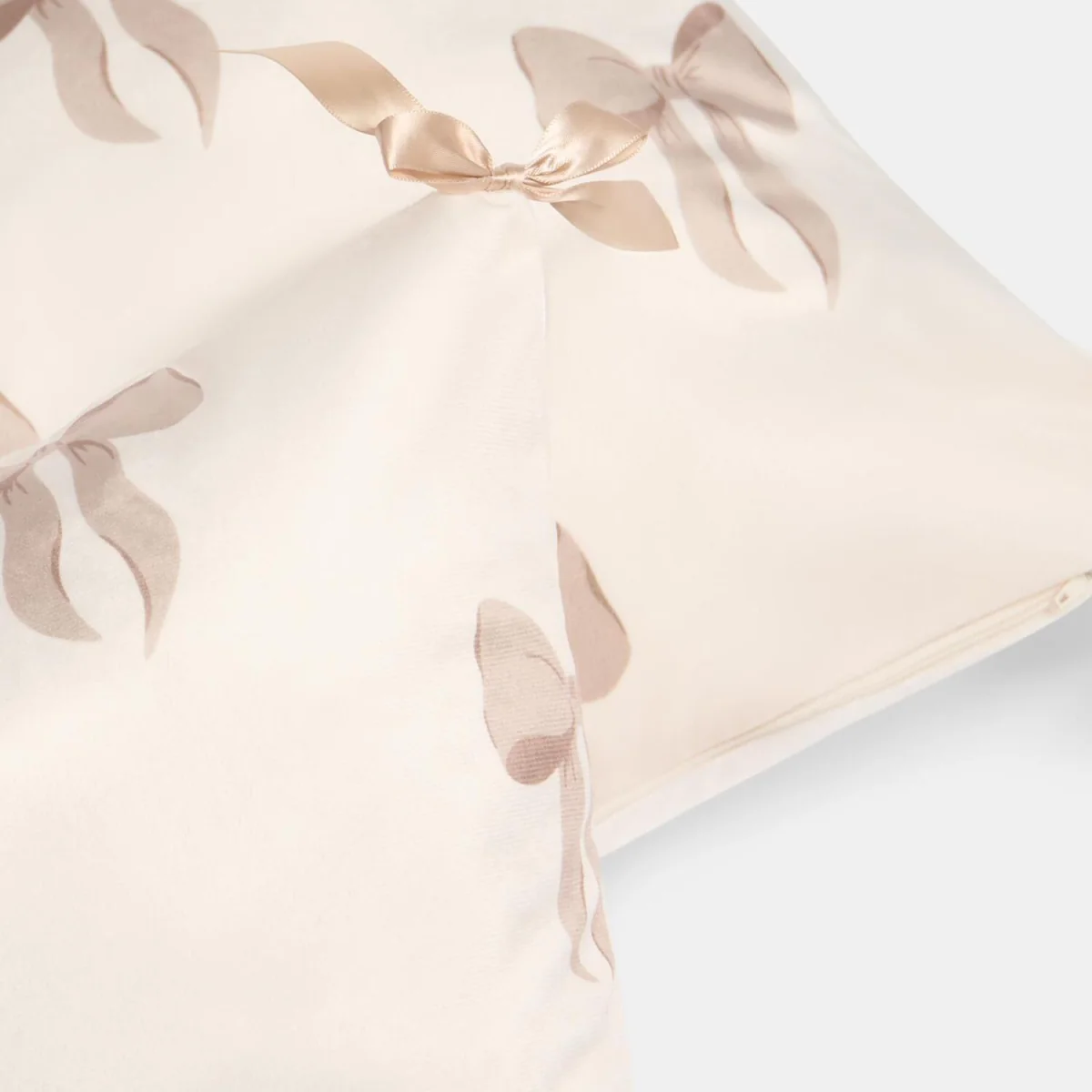 OHS Bow Print Cushion Covers - Cream / 2 / 45cm – image 7