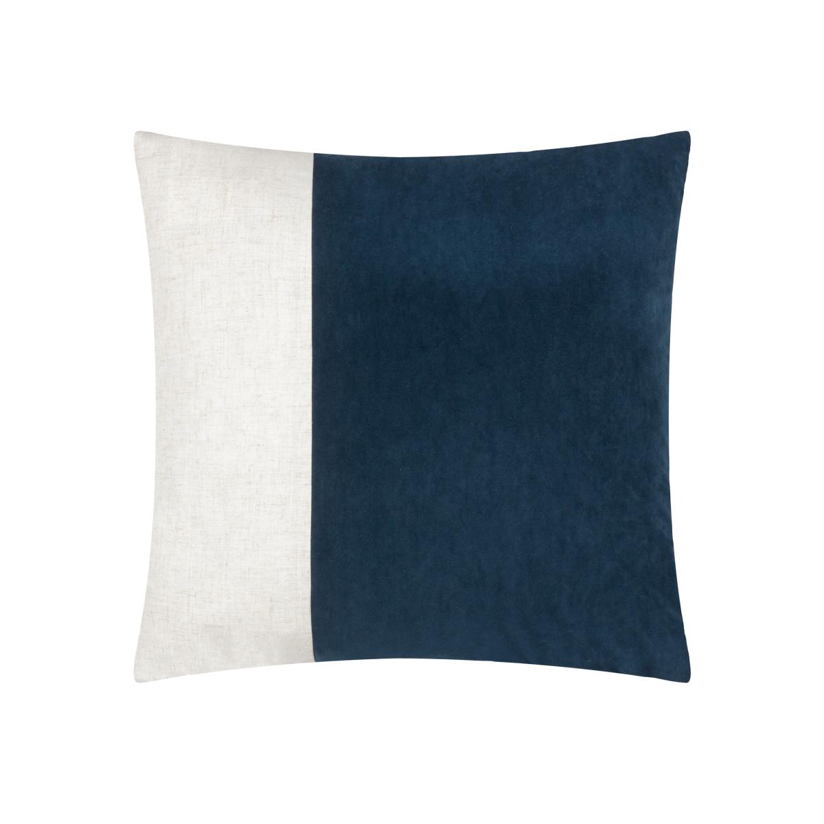Morden Soft-Washed Velvet Cushion Cover - Indigo