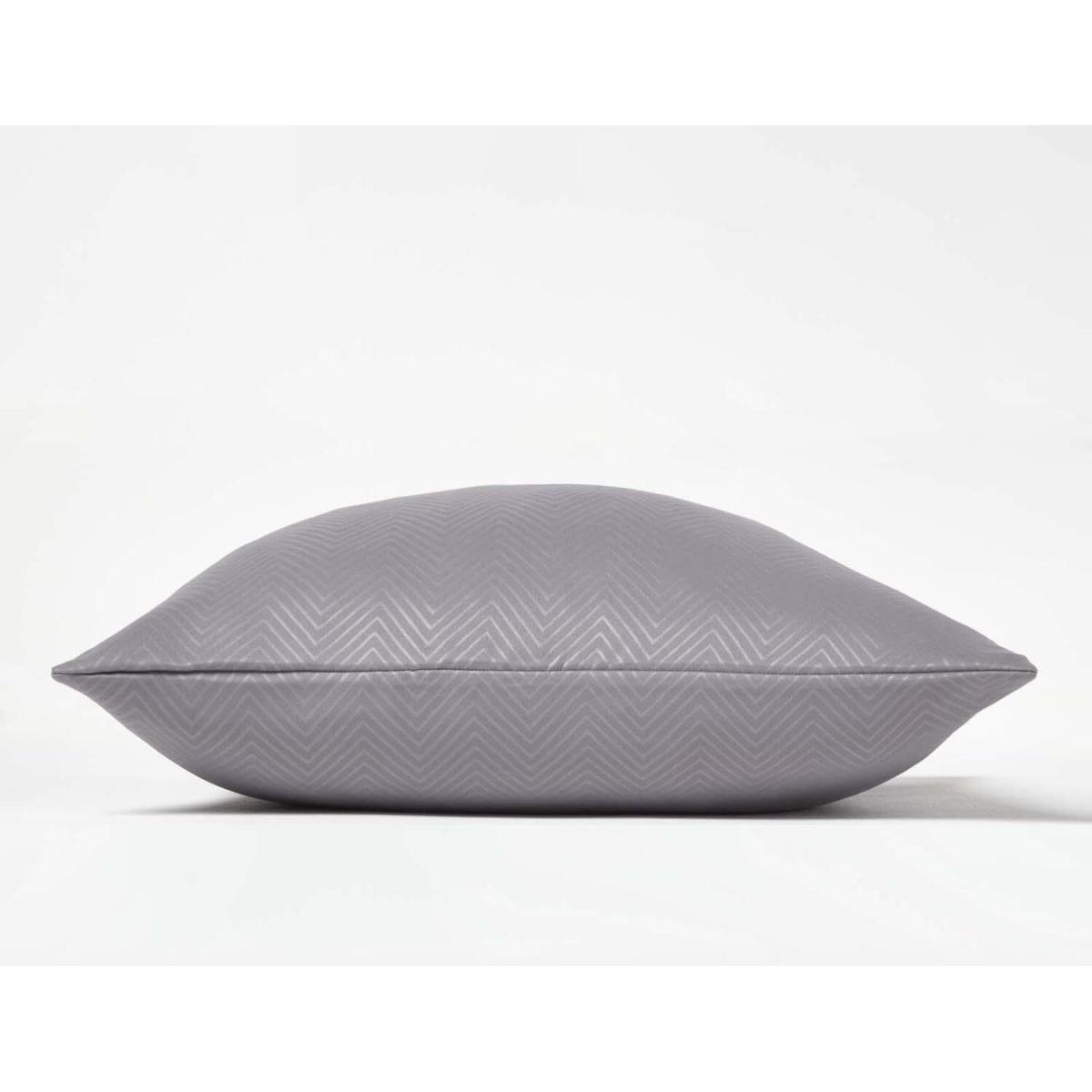 Herringbone Chevron Cushion Cover - Grey – image 3