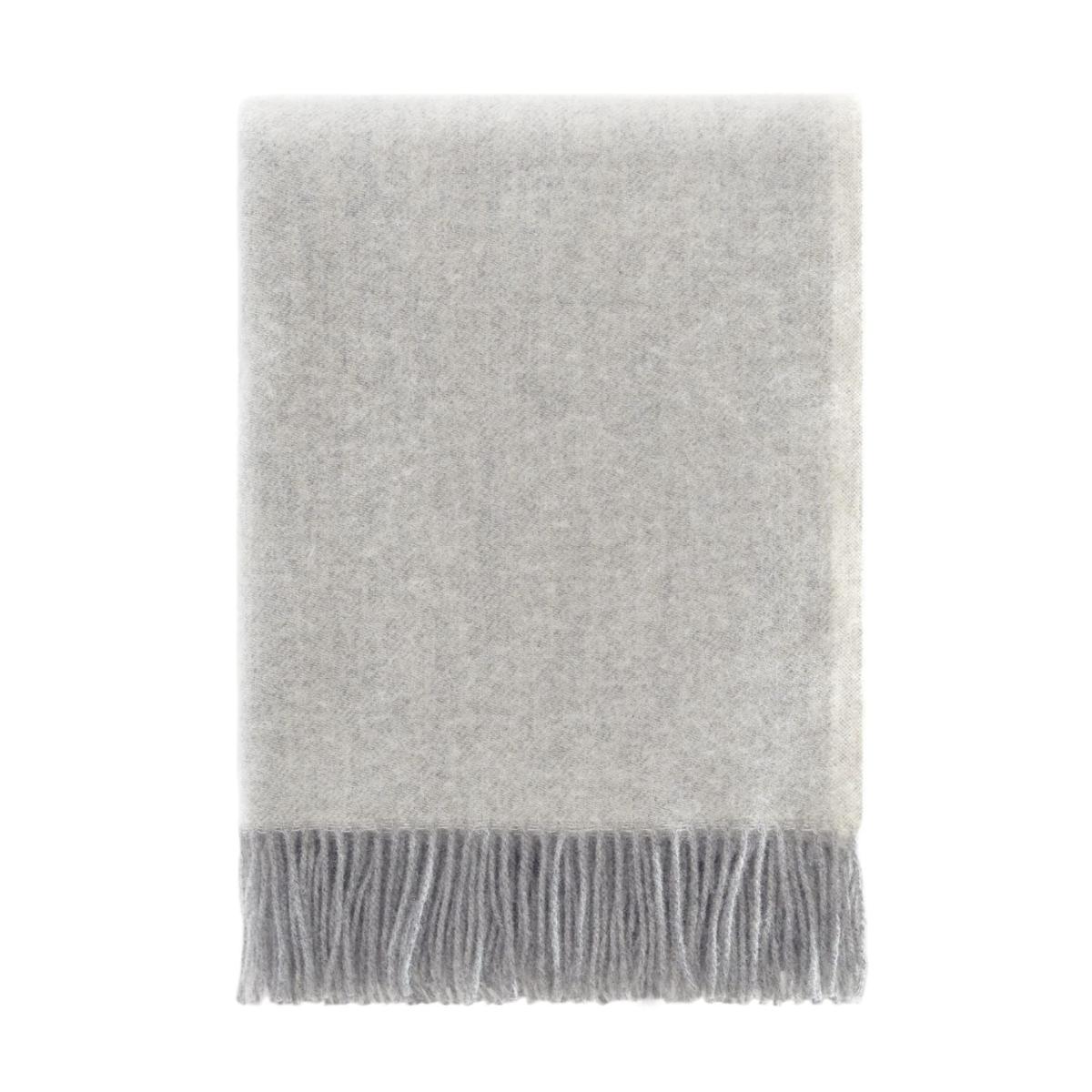 Grey Pure Wool Plain Throw And Sheep Cushion Cover Set J. j.textile – image 4