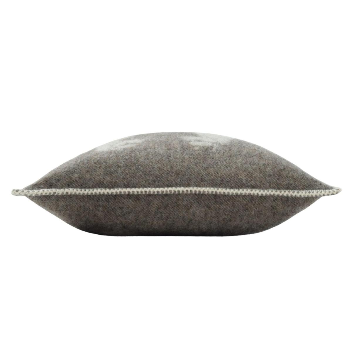 Brown / White Alpaca Wool Cushion Cover J. j.textile – image 4