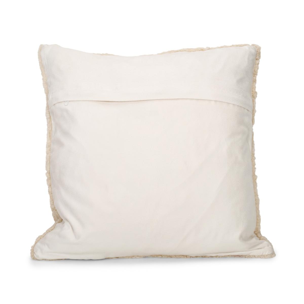 Lisa Lamb Fur Cushion Cover - Off White One Size Tirillm – image 4