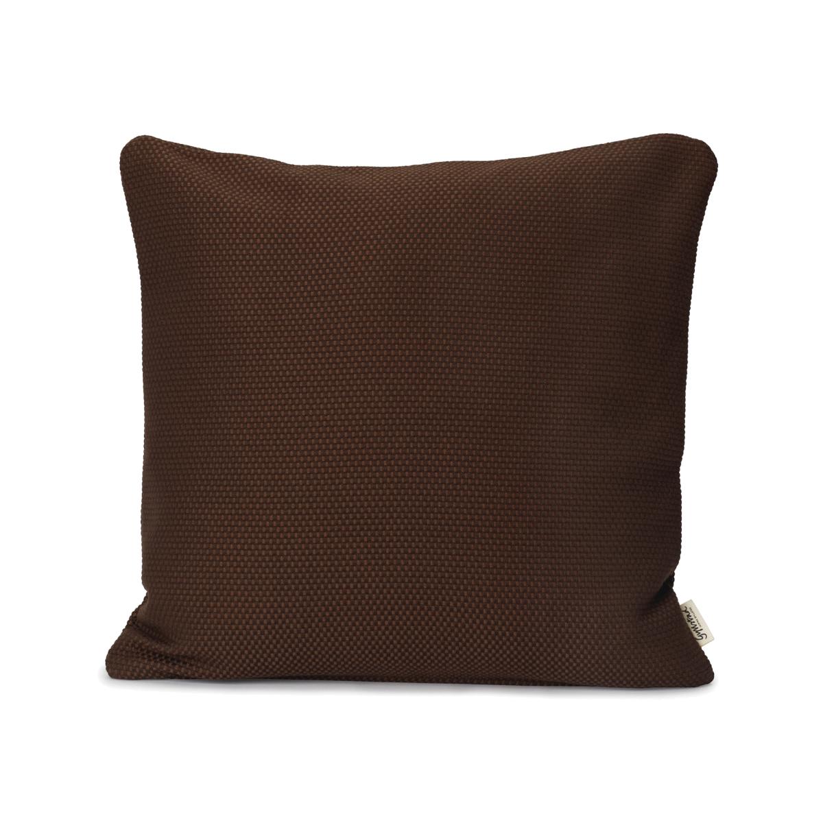 Heavy Weave Chocolate Brown Cushion Cover Gyllstad – image 1