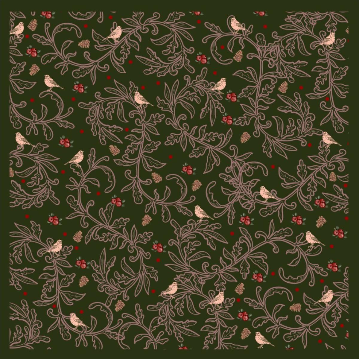 Green Robins Cushion Cover One Size Avalon Home