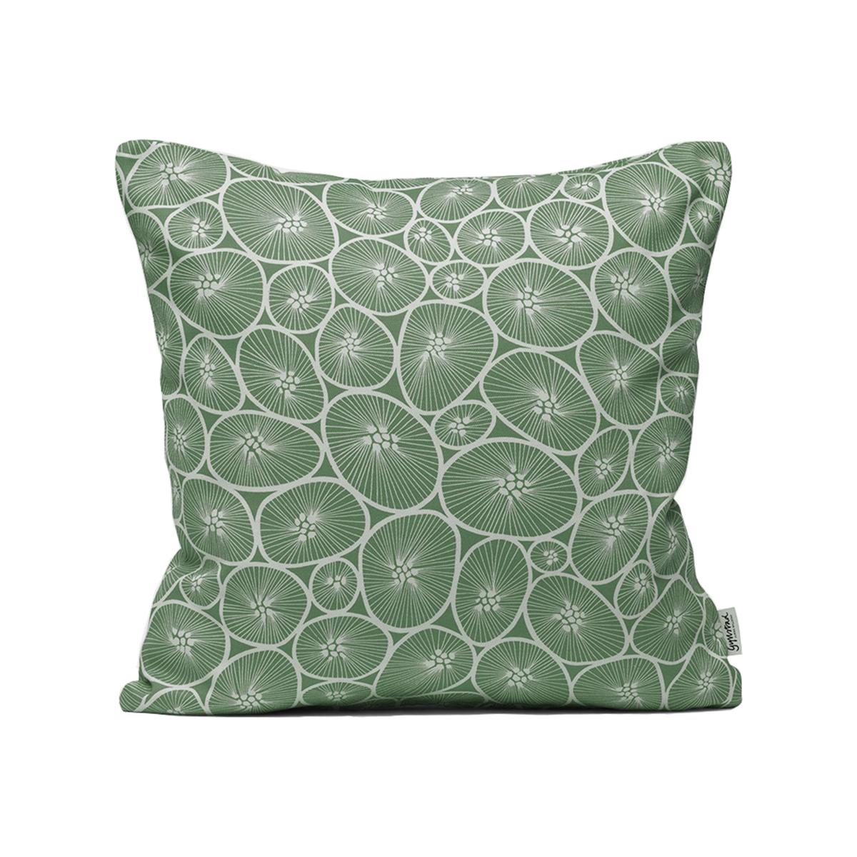 Korall Leaf Green Cushion Cover Gyllstad