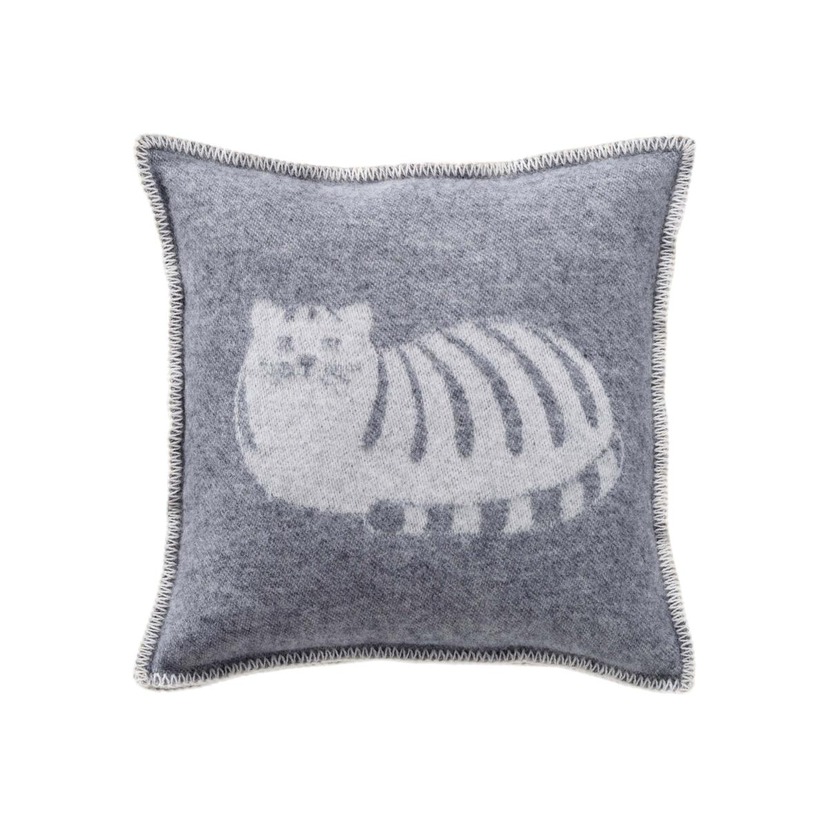 Grey Cat Cushion Cover J. j.textile – image 1
