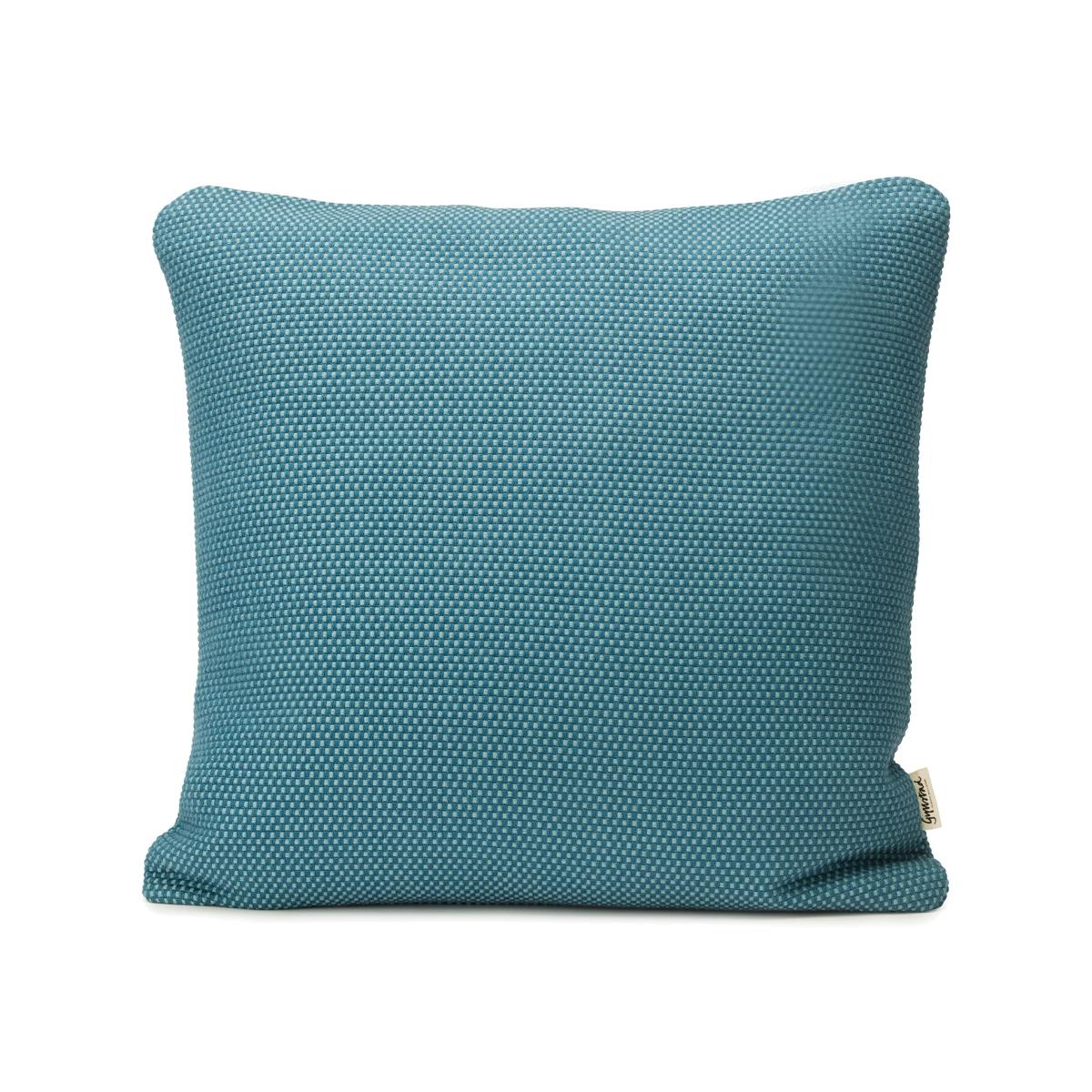 Blue Heavy Weave Petrol Cushion Cover Gyllstad – image 1
