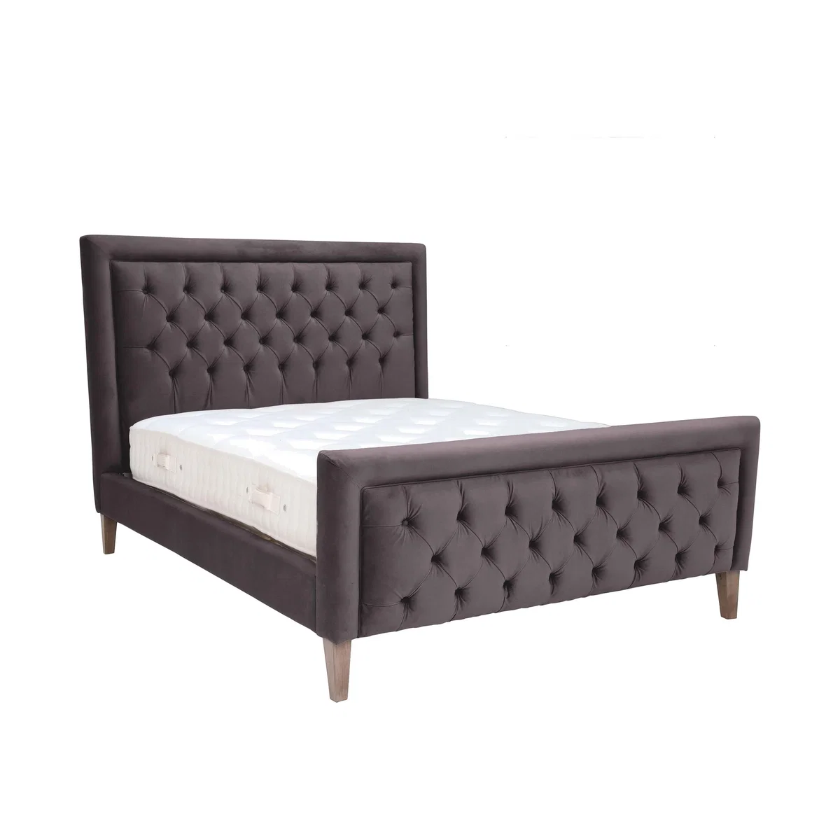 Jerome Super King Bed Frame, Grey | Barker & Stonehouse – image 1