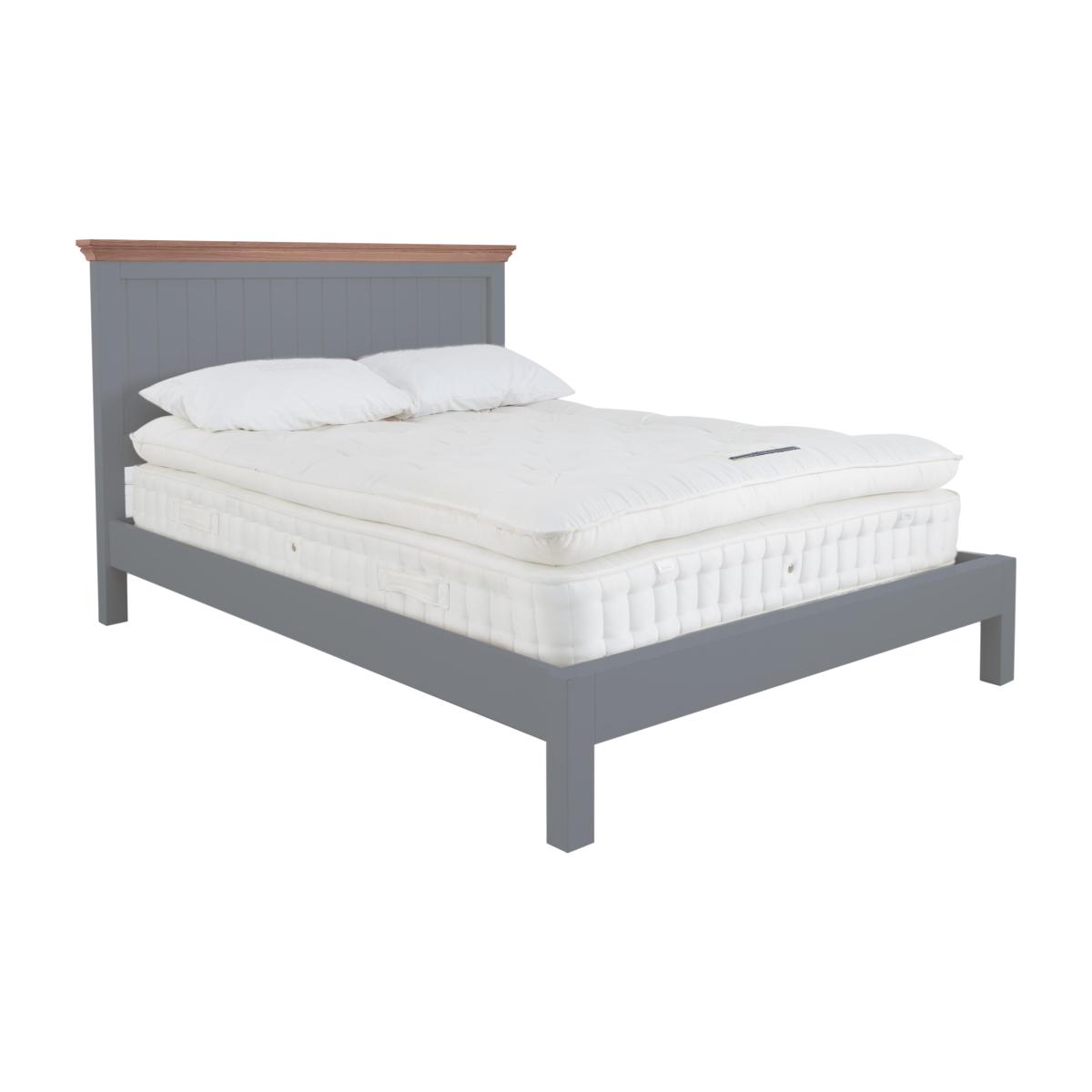 Ottaway Panel Bed Frame - Super King - Grey – image 1