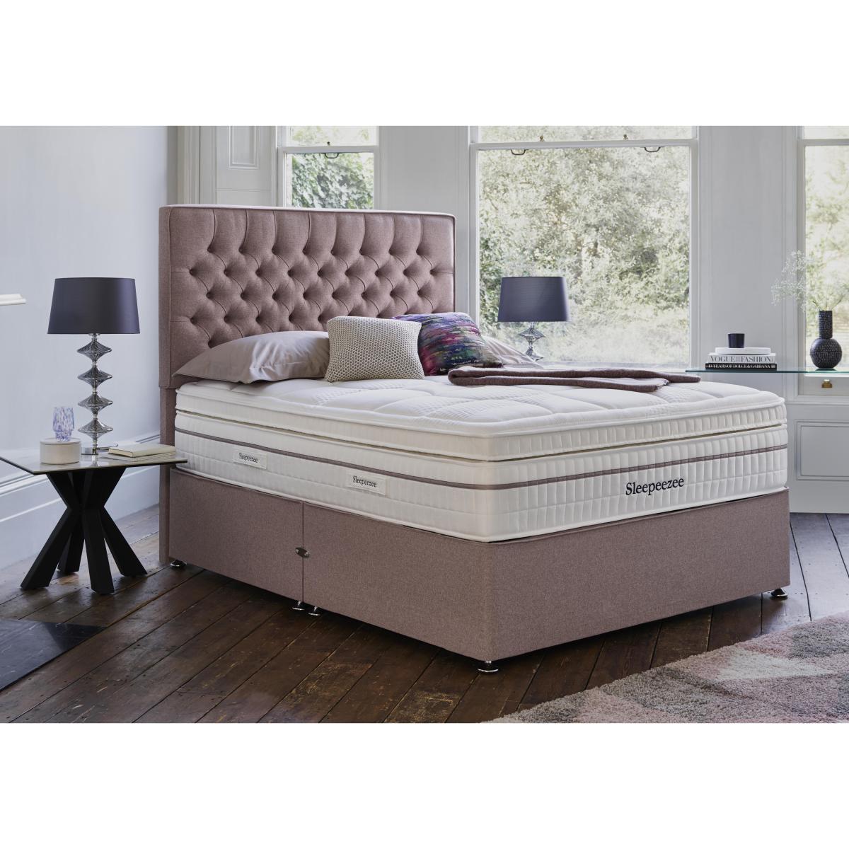 Sleepeezee - Harmony 3500 Divan Set - Super King - Cream – image 2