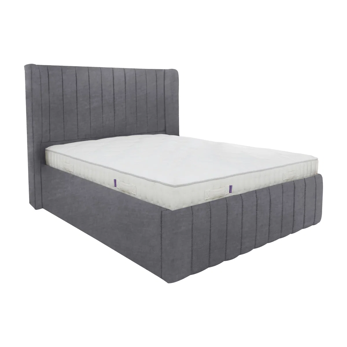 Eira Low Foot End Bed Frame - Super King - Grey – image 1