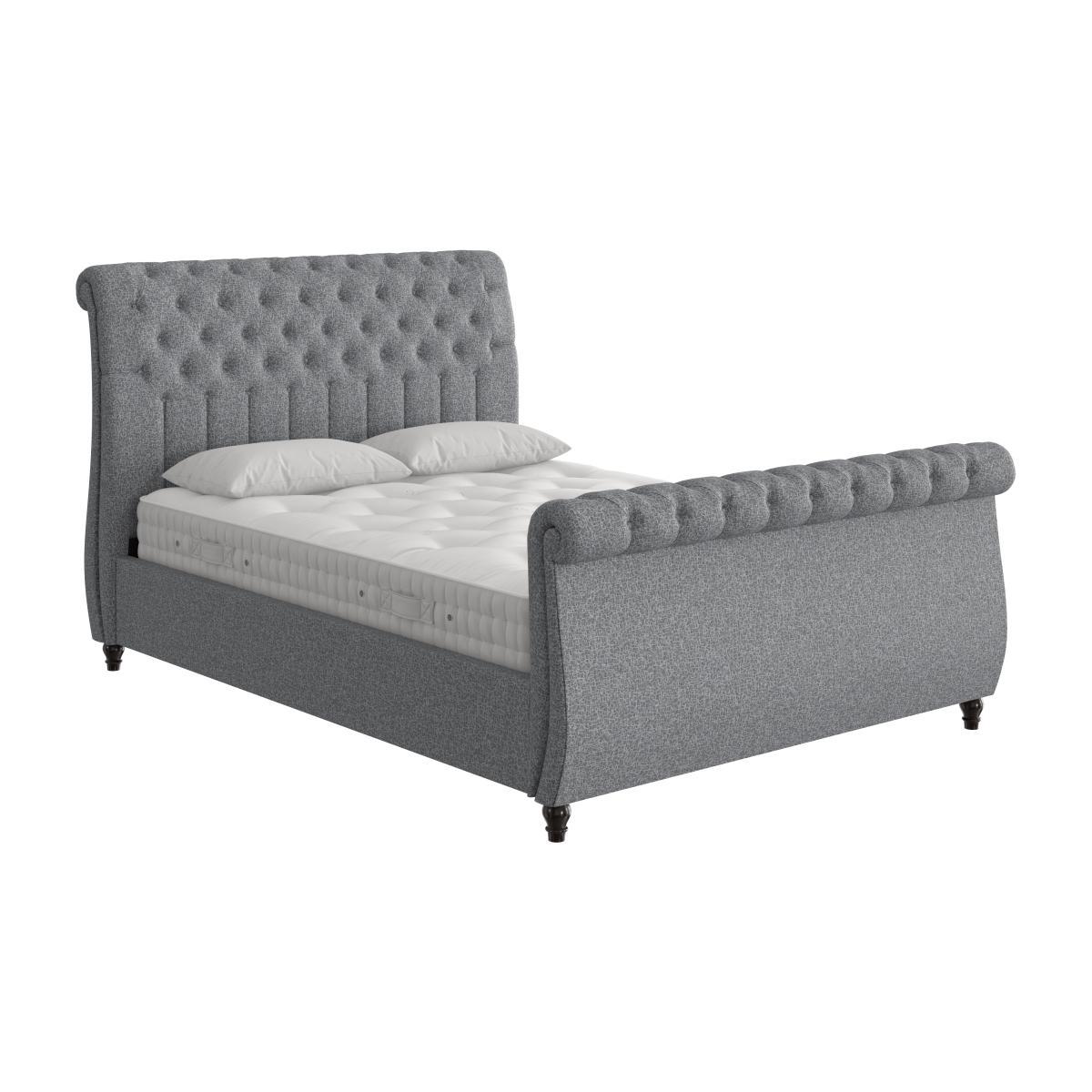 Churchill High Foot End Ottoman Bed Frame - Super King - Grey – image 1