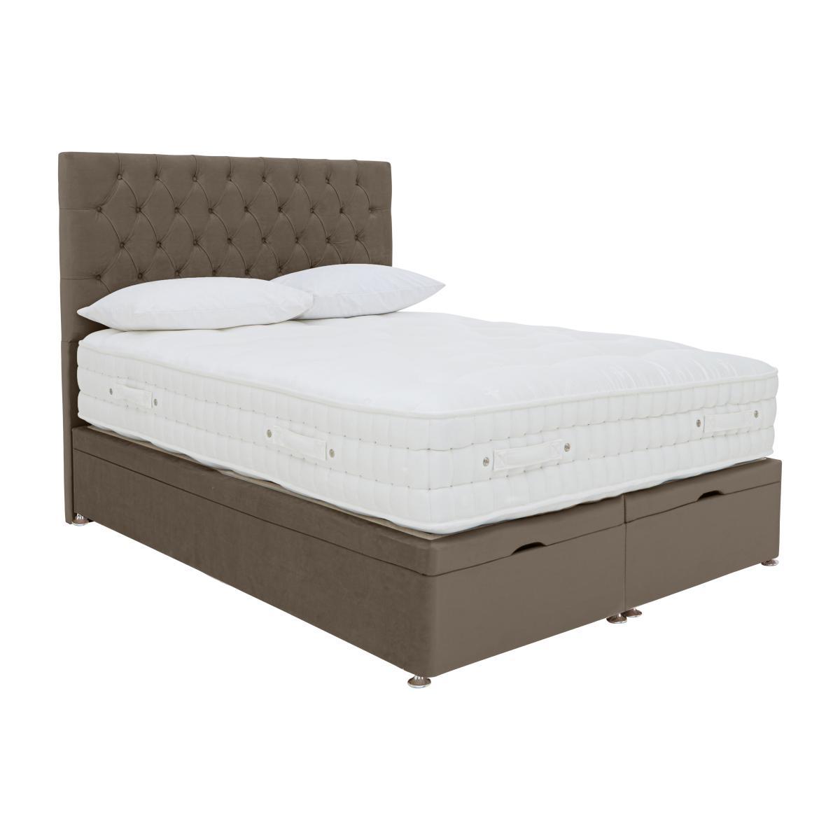 Sleep Story - Natural 4000 End Ottoman Divan Set - Super King - Brown – image 1