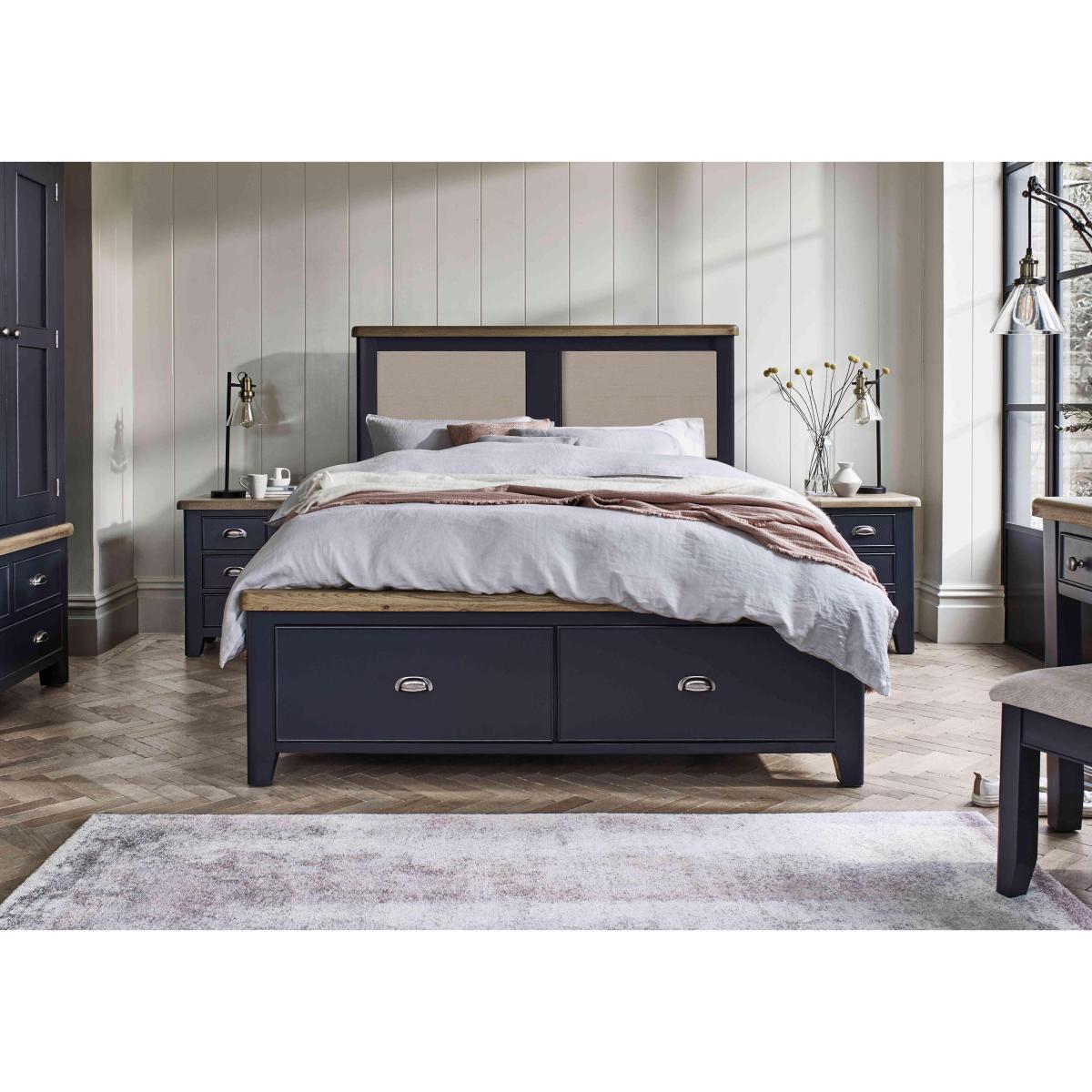 Hewitt 2 End Drawer Bed Frame - Super King – image 2