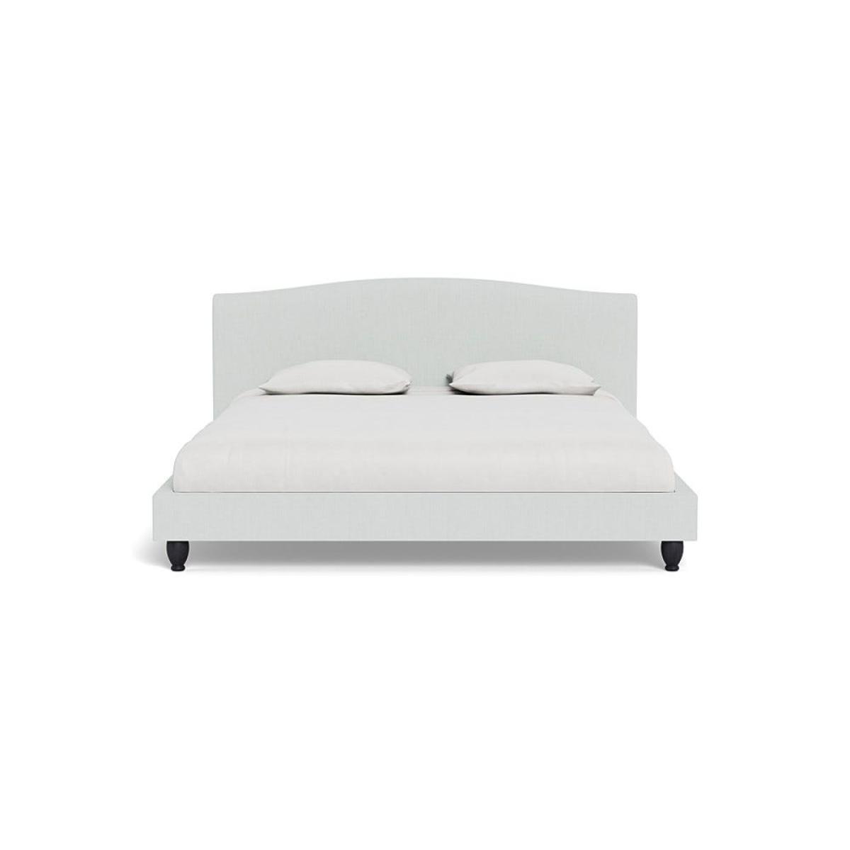 Heal's Devon Super King Bed Broad Weave Tin Black Beech Feet – image 2