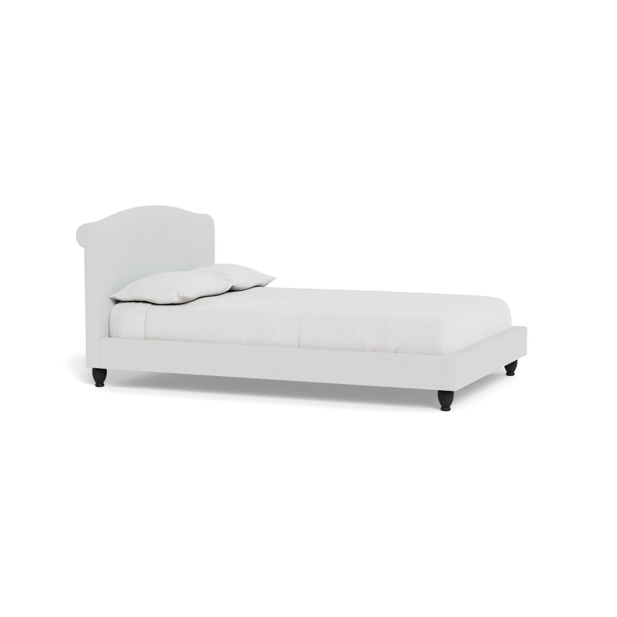 Heal's Devon Super King Bed Broad Weave Tin Black Beech Feet – image 3
