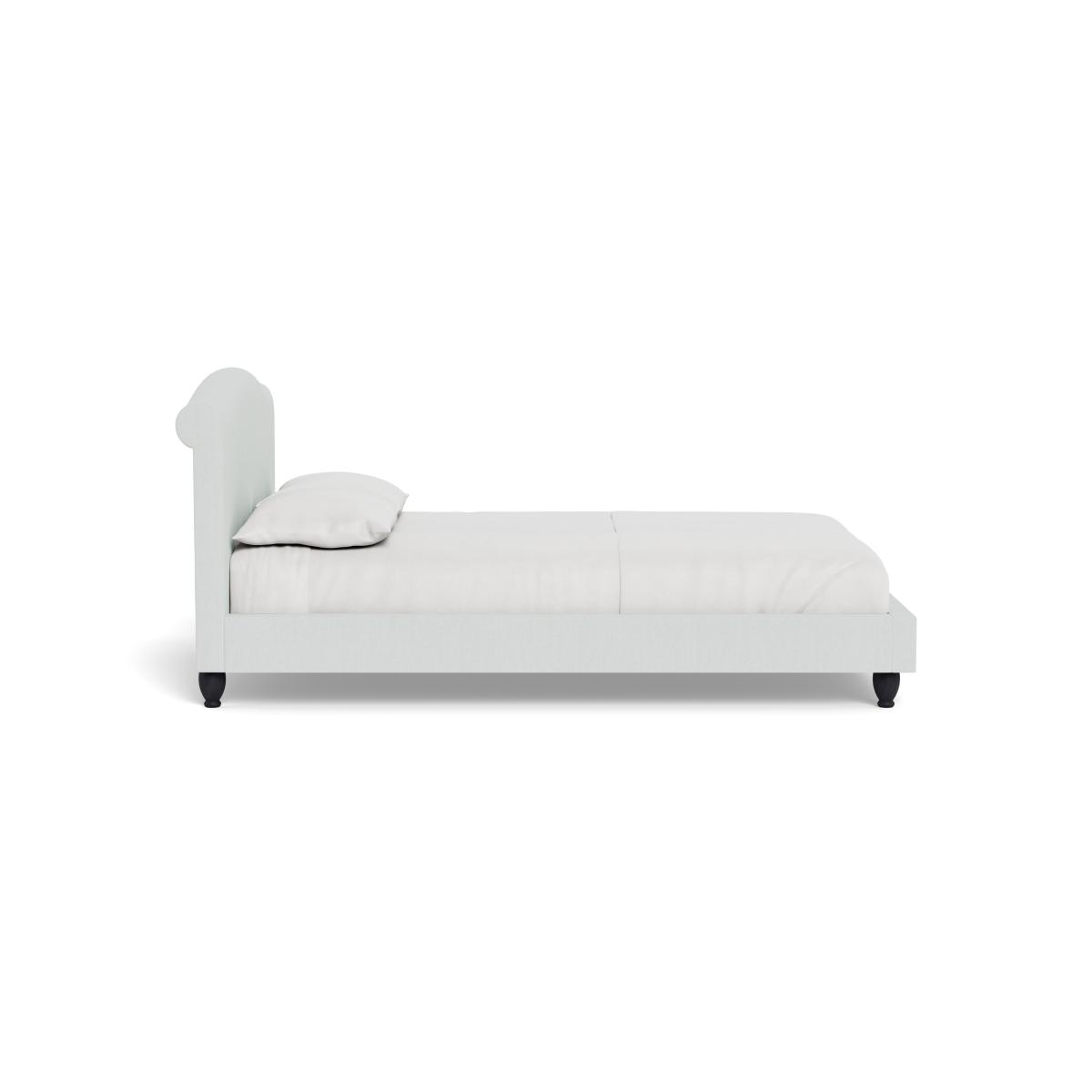 Heal's Devon Super King Bed Broad Weave Tin Black Beech Feet – image 4