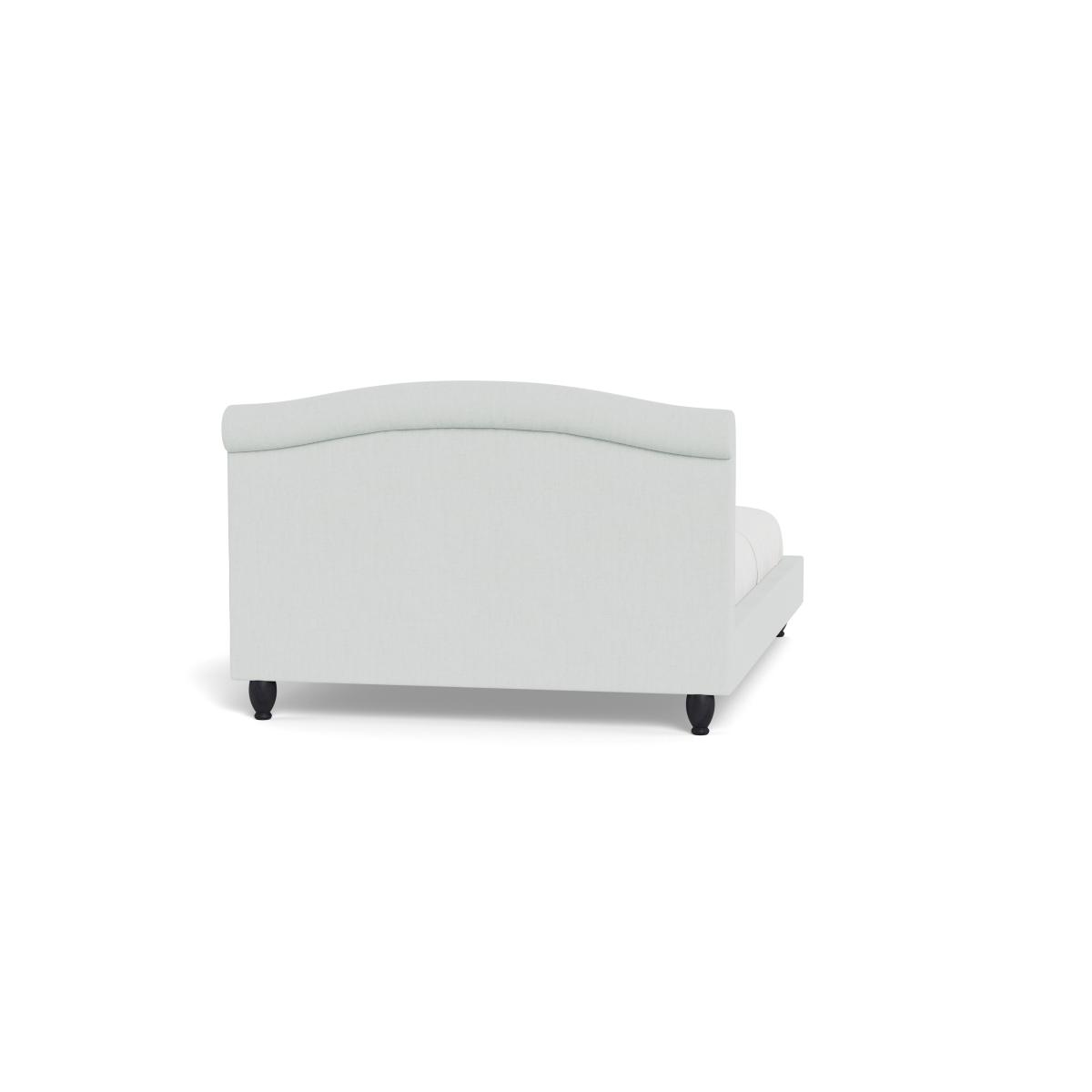 Heal's Devon Super King Bed Broad Weave Tin Black Beech Feet – image 6