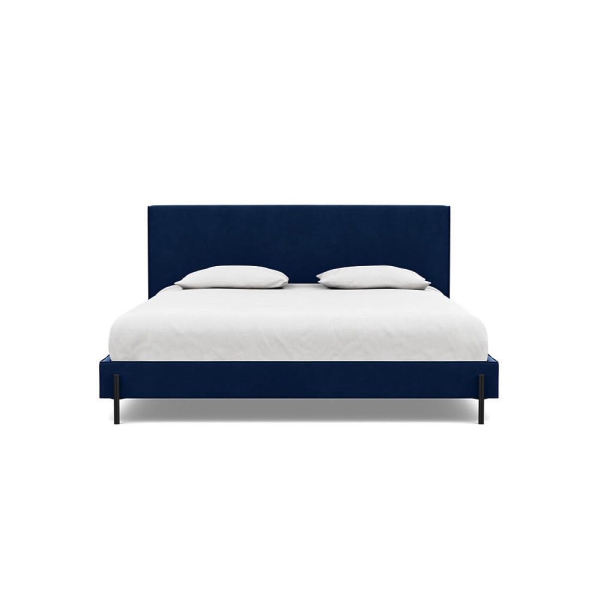 Heal's Tortona Super King Bed Velvet Midnight Black Feet – image 2