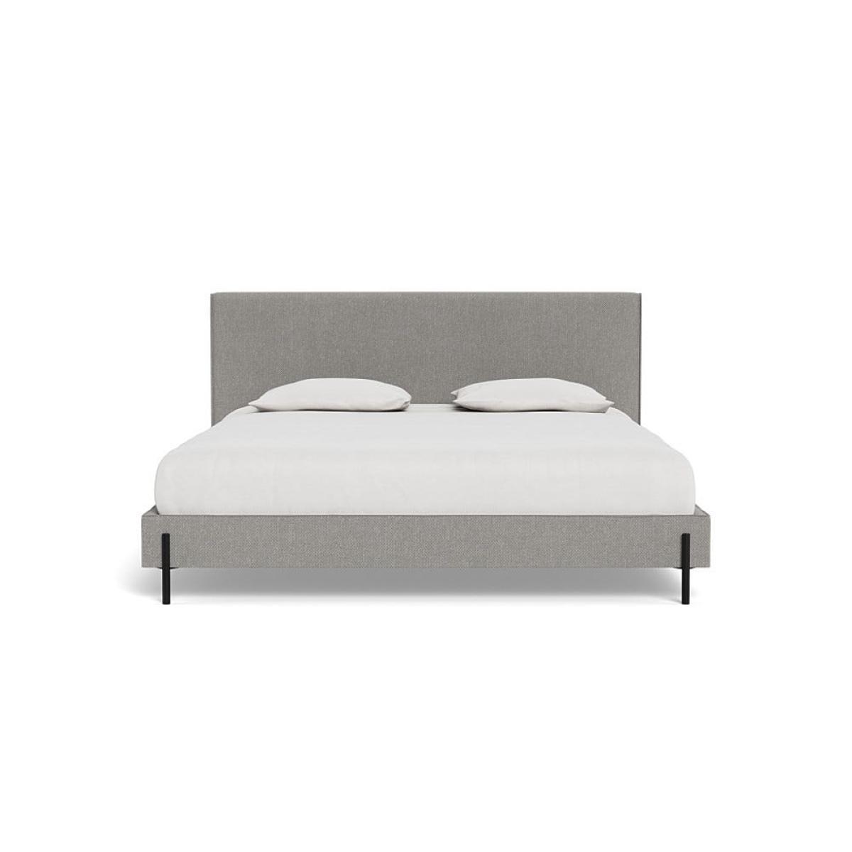 Heal's Tortona Super King Bed Texture Pale Grey Black Feet – image 2
