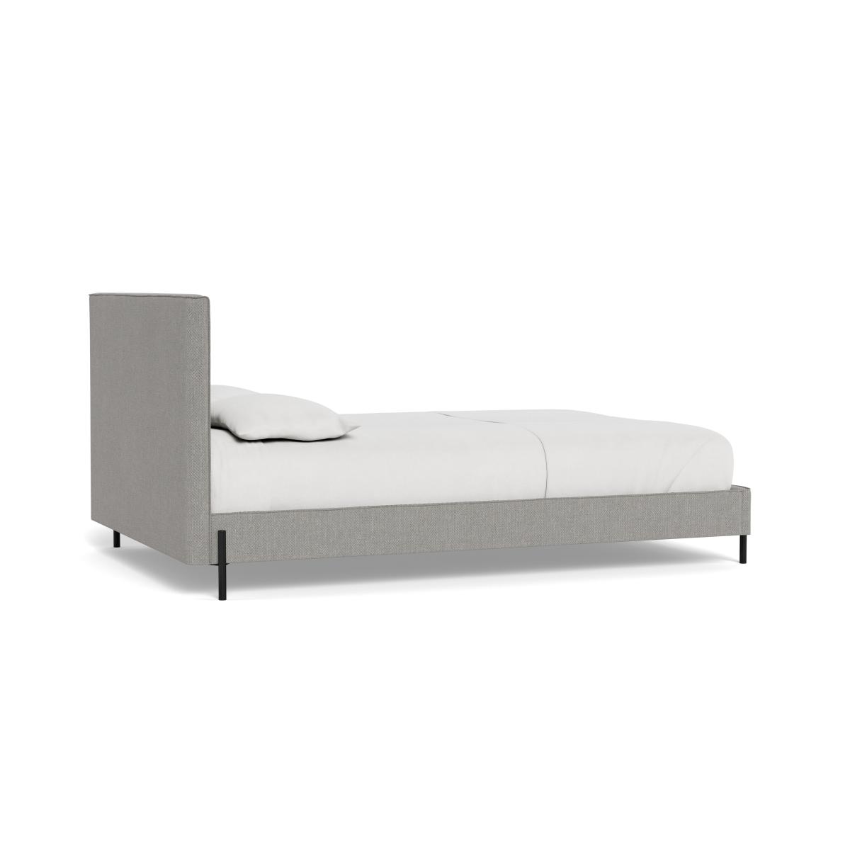 Heal's Tortona Super King Bed Texture Pale Grey Black Feet – image 5