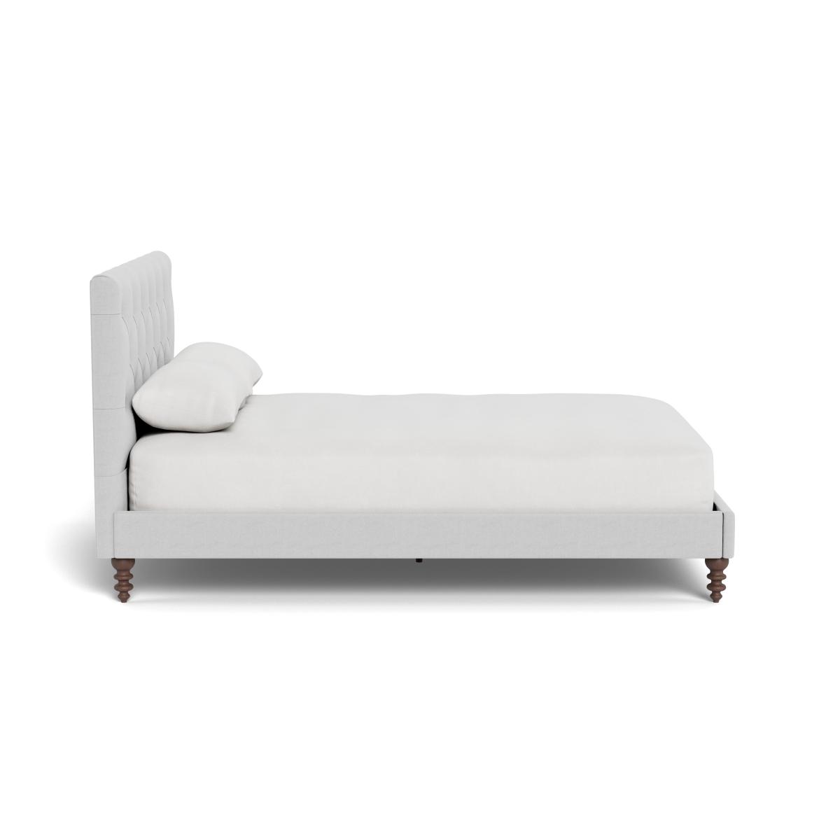Heal's Balmoral Bedstead Super King Brushed Cotton Pewter - Heal's UK Bedroom Furniture – image 3