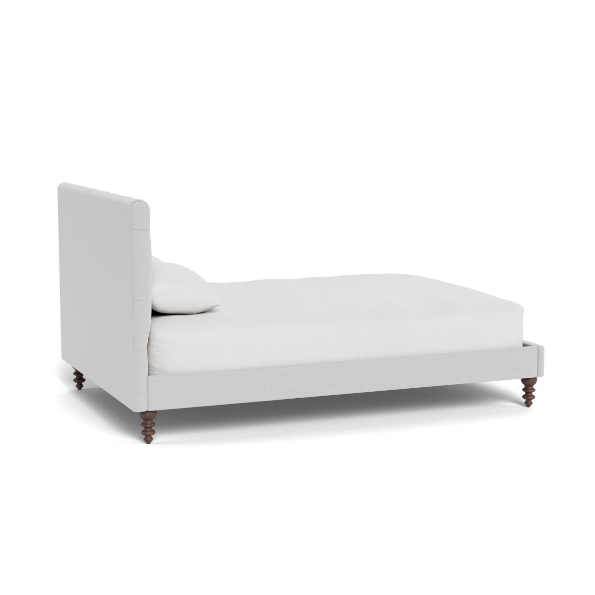 Heal's Balmoral Bedstead Super King Brushed Cotton Pewter - Heal's UK Bedroom Furniture – image 4