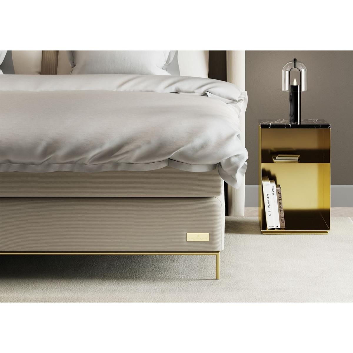 Carpe Diem Beds Sandö Rivo Bed Set and Luxury Mattress Topper Super King Medium Tension in Ro Kendari Pigeon – image 5