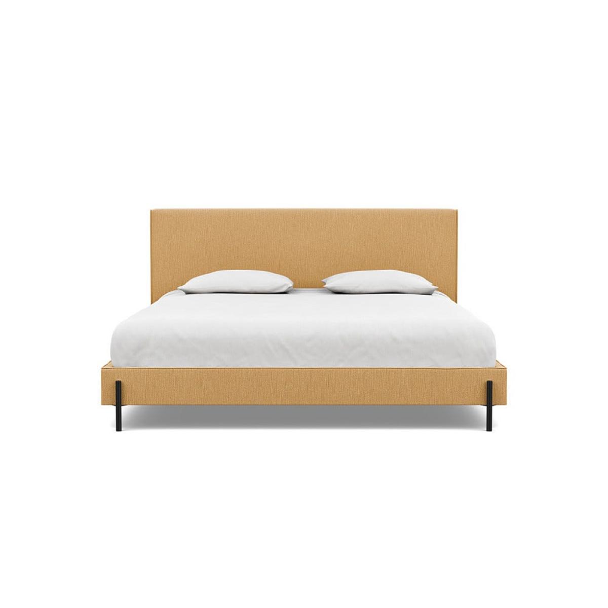 Heal's Tortona Super King Bed Smart Linen Mix Sand Black Feet – image 2