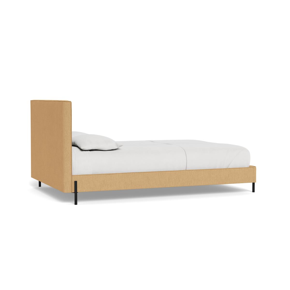 Heal's Tortona Super King Bed Smart Linen Mix Sand Black Feet – image 5