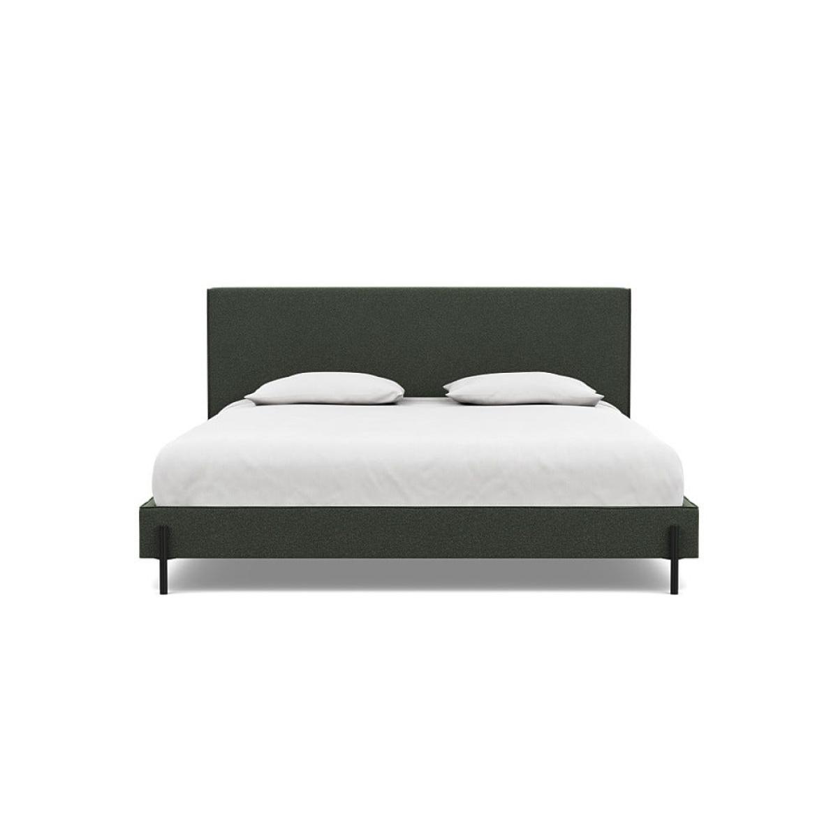 Heal's Tortona Super King Bed Boucle Fern Black Feet – image 2