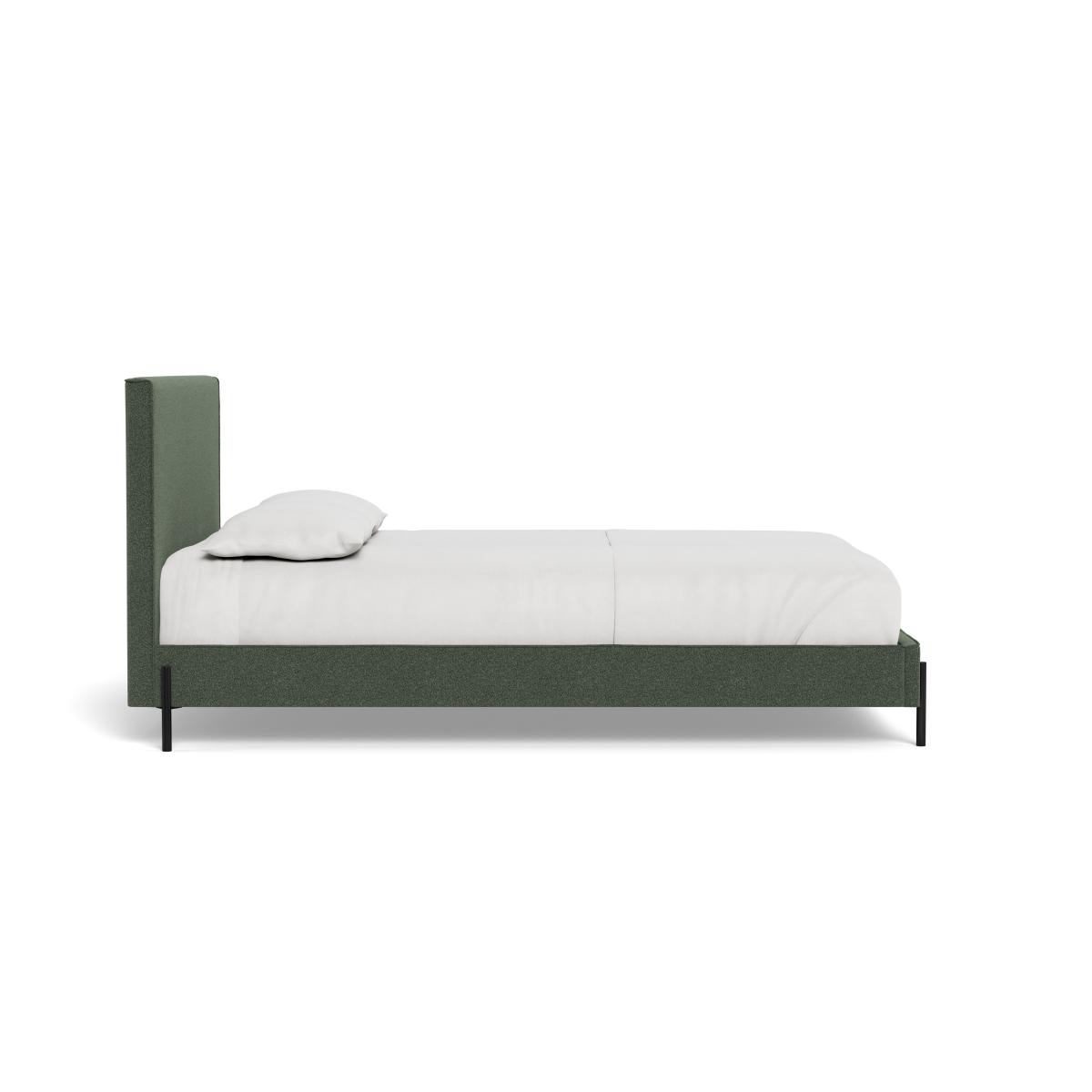 Heal's Tortona Super King Bed Boucle Fern Black Feet – image 4