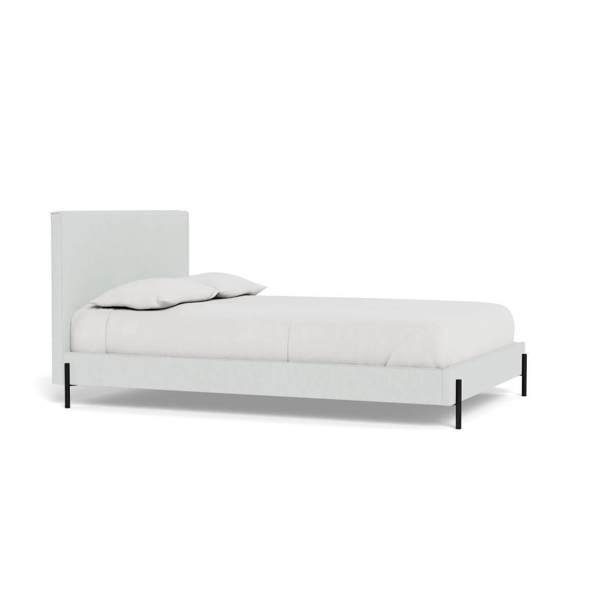 Heal's Tortona Super King Bed Broad Weave Tin Black Feet – image 3