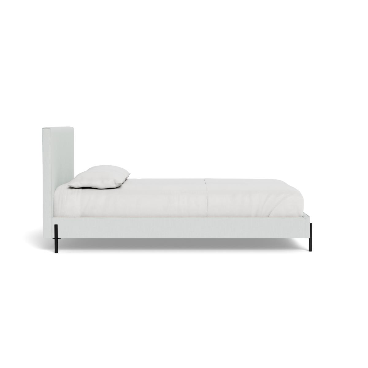 Heal's Tortona Super King Bed Broad Weave Tin Black Feet – image 4