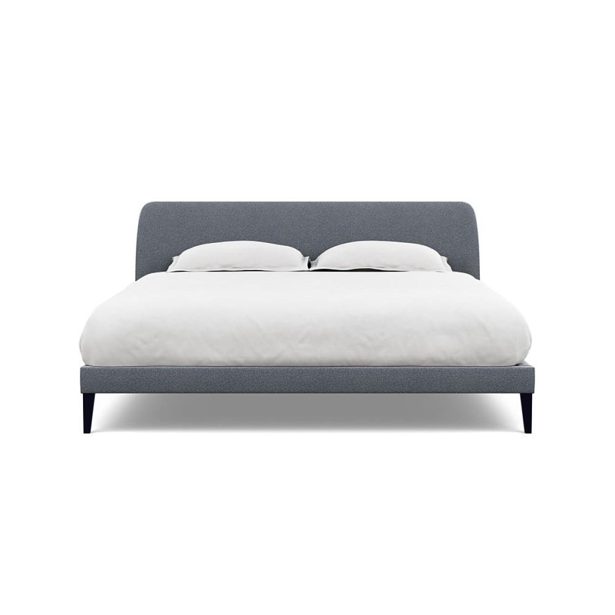 Heal's Wallis Bed Super King Boucle Steel Black Painted Oak Feet – image 2