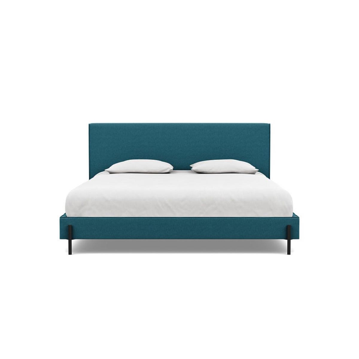 Heal's Tortona Super King Bed Brushed Cotton Cadet Black Feet – image 2