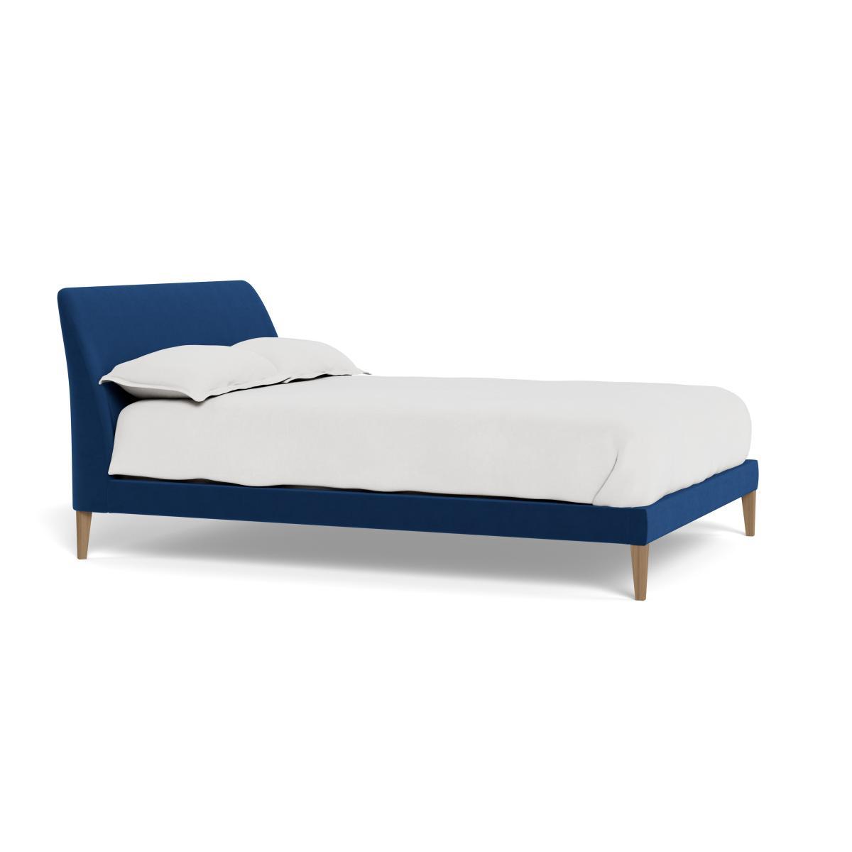 Heal's Wallis Bed Super King Velvet Petrol Natural Feet - Heal's UK Bedroom Furniture – image 2