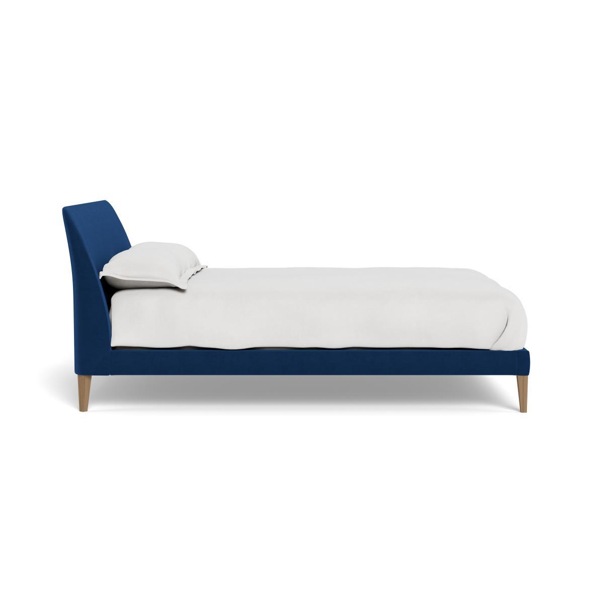 Heal's Wallis Bed Super King Velvet Petrol Natural Feet - Heal's UK Bedroom Furniture – image 3