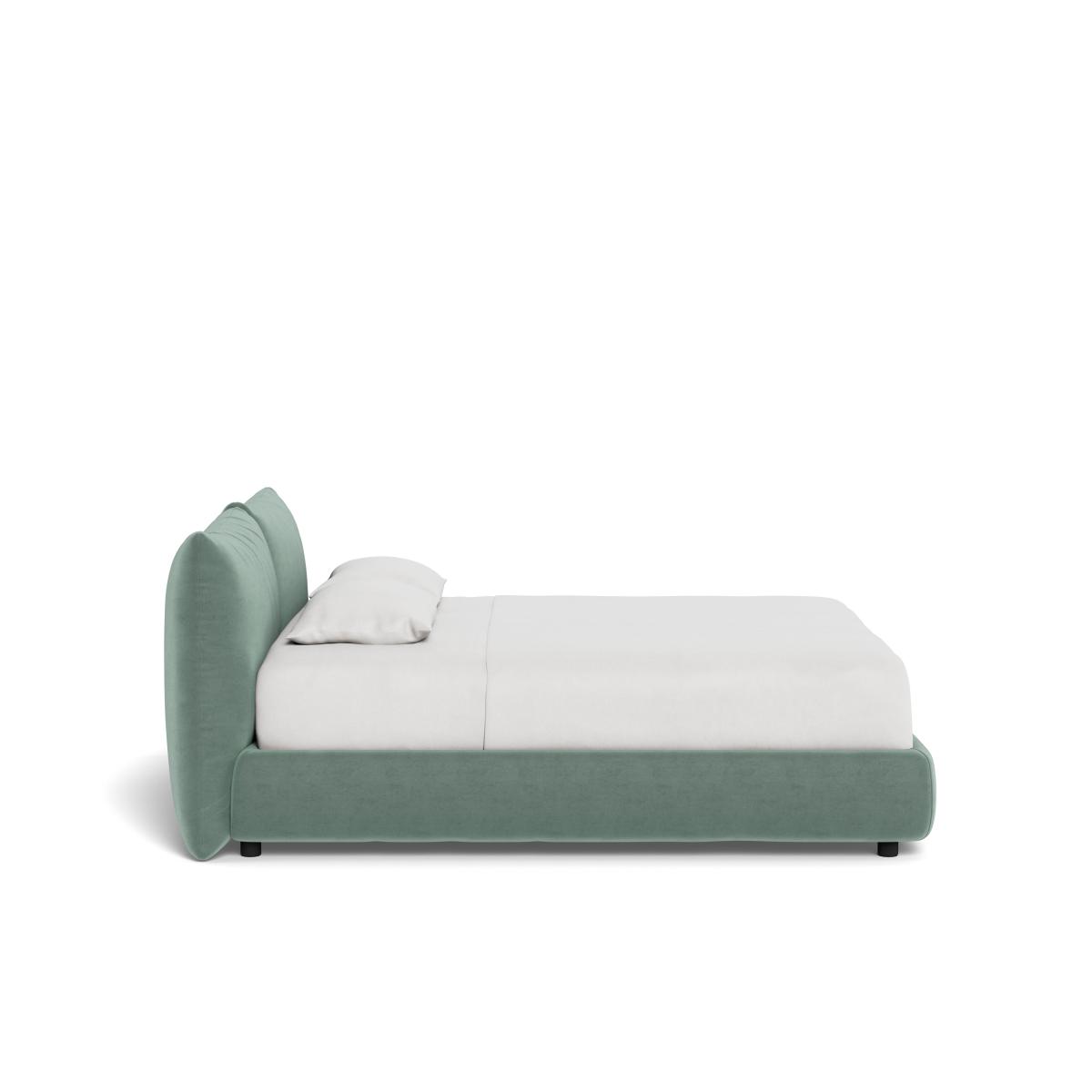Heal's Pillow Bed Super King Marylebone Velvet Mint – image 3