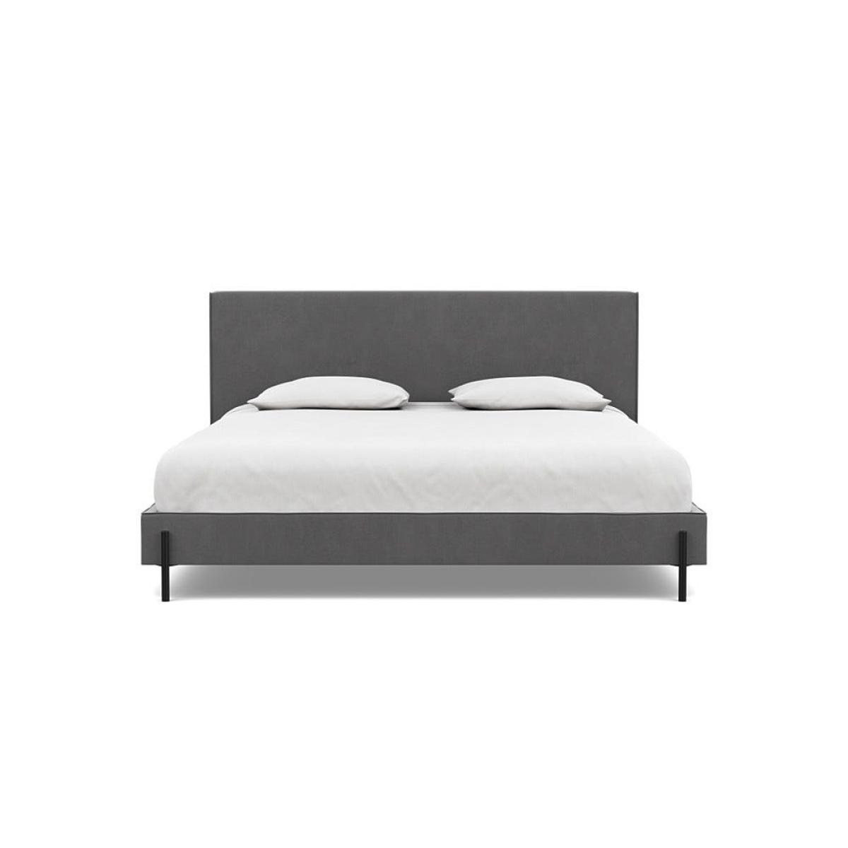 Heal's Tortona Super King Bed Smart Velvet Mercury Black Feet – image 2