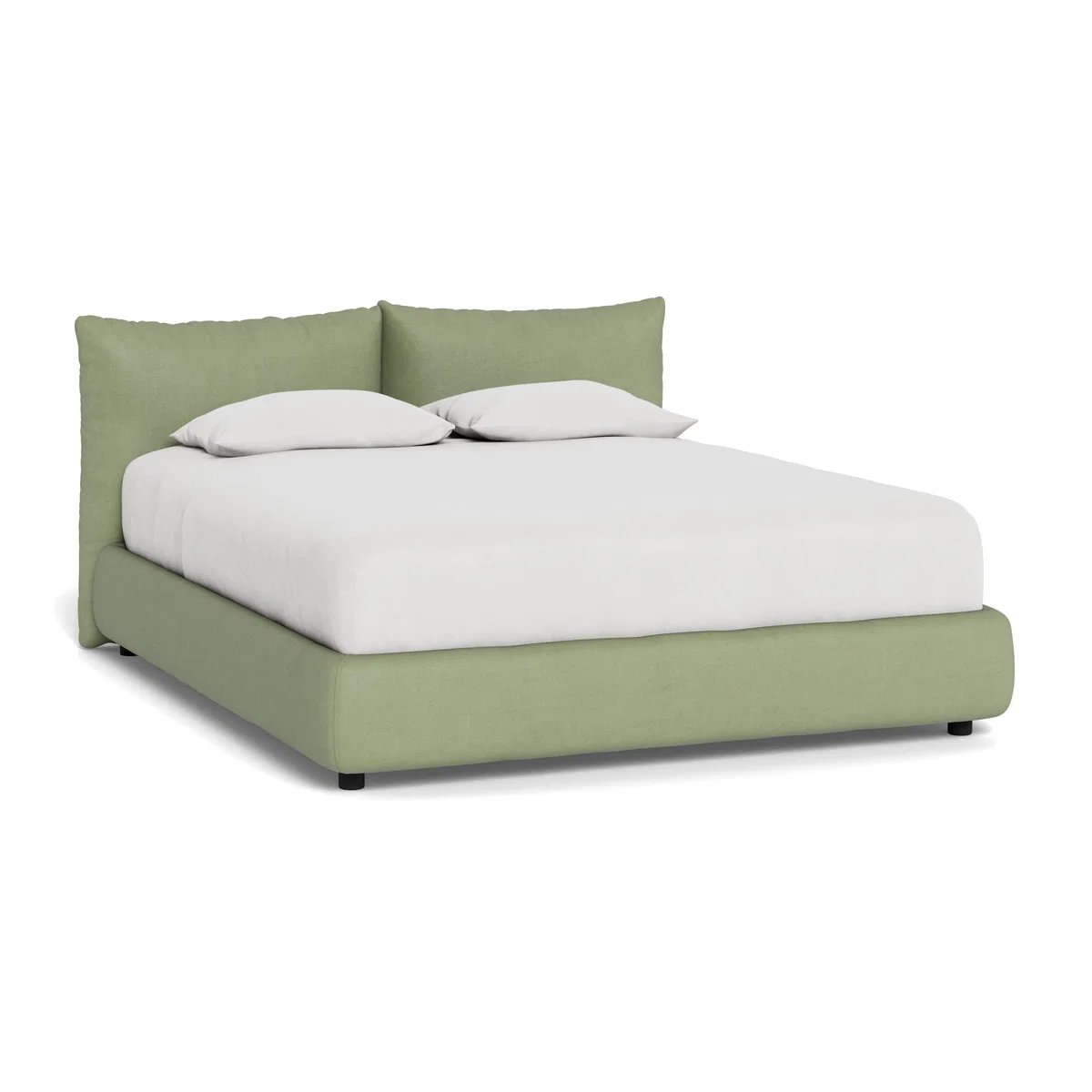 Heal's Pillow Storage Bed Super King Siena Cotton Pistachio – image 1
