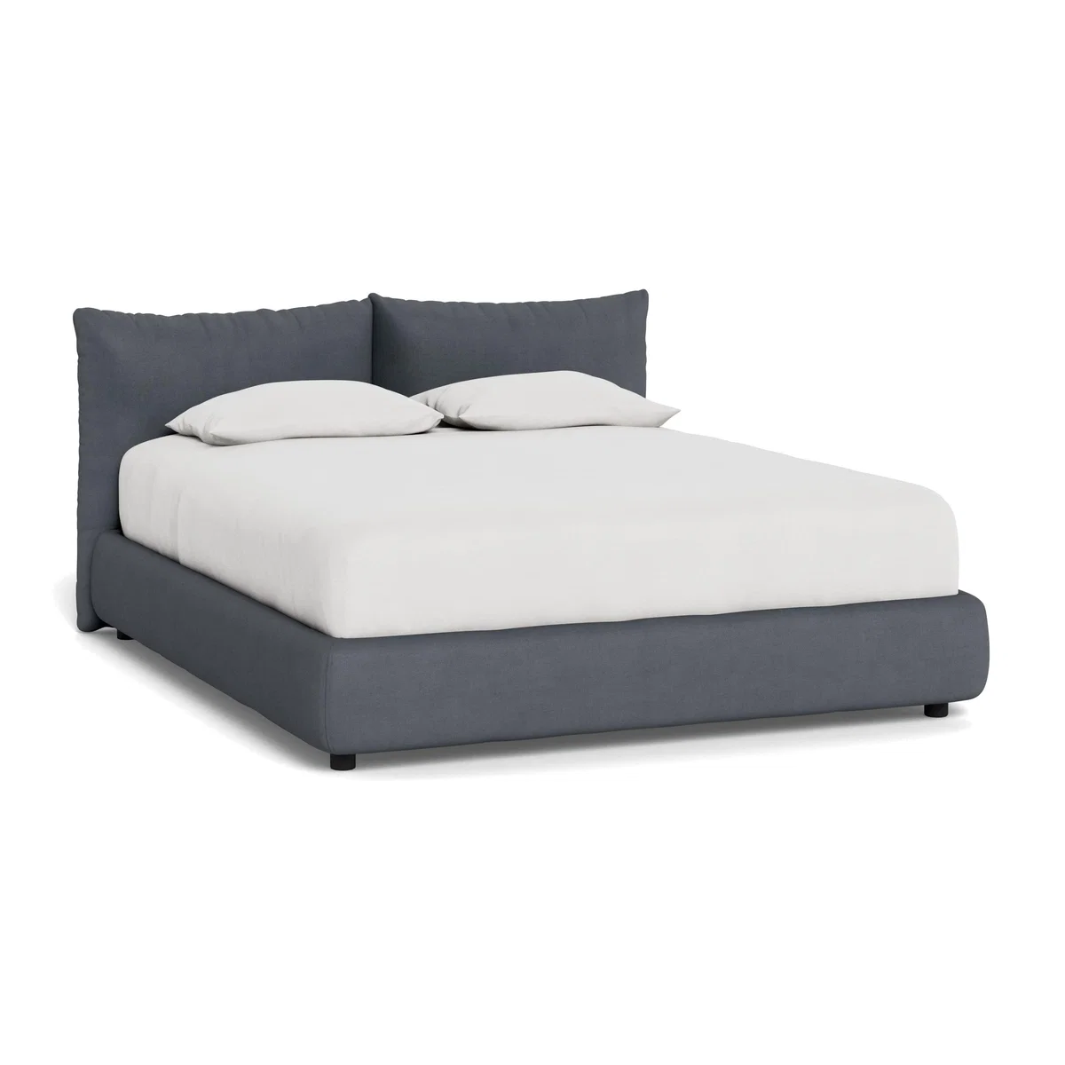 Heal's Pillow Bed Super King Siena Cotton Shale Grey – image 1