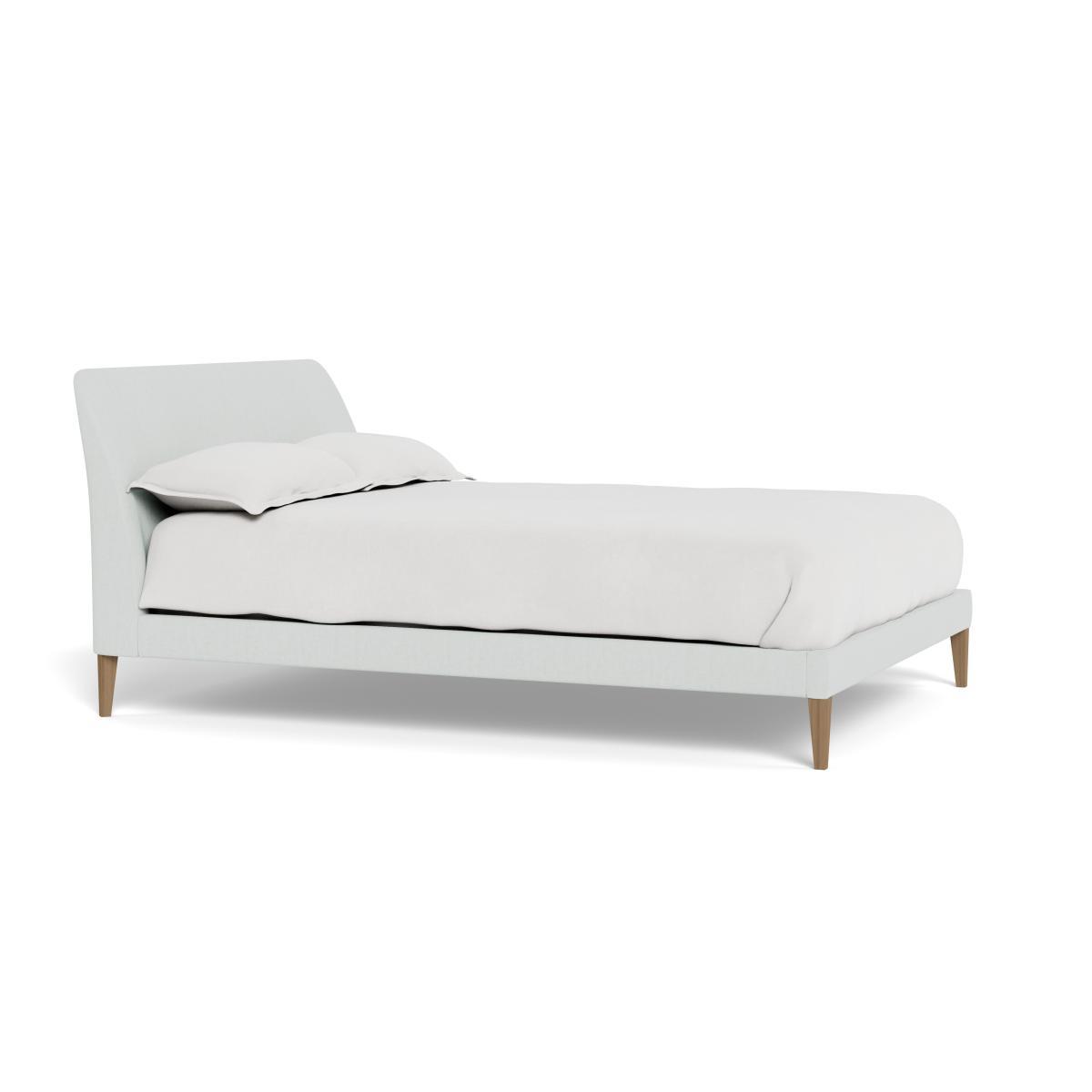 Heal's Wallis Bed Super King Capelo Linen Mineral Natural Oak Feet - Heal's UK Bedroom Furniture – image 2
