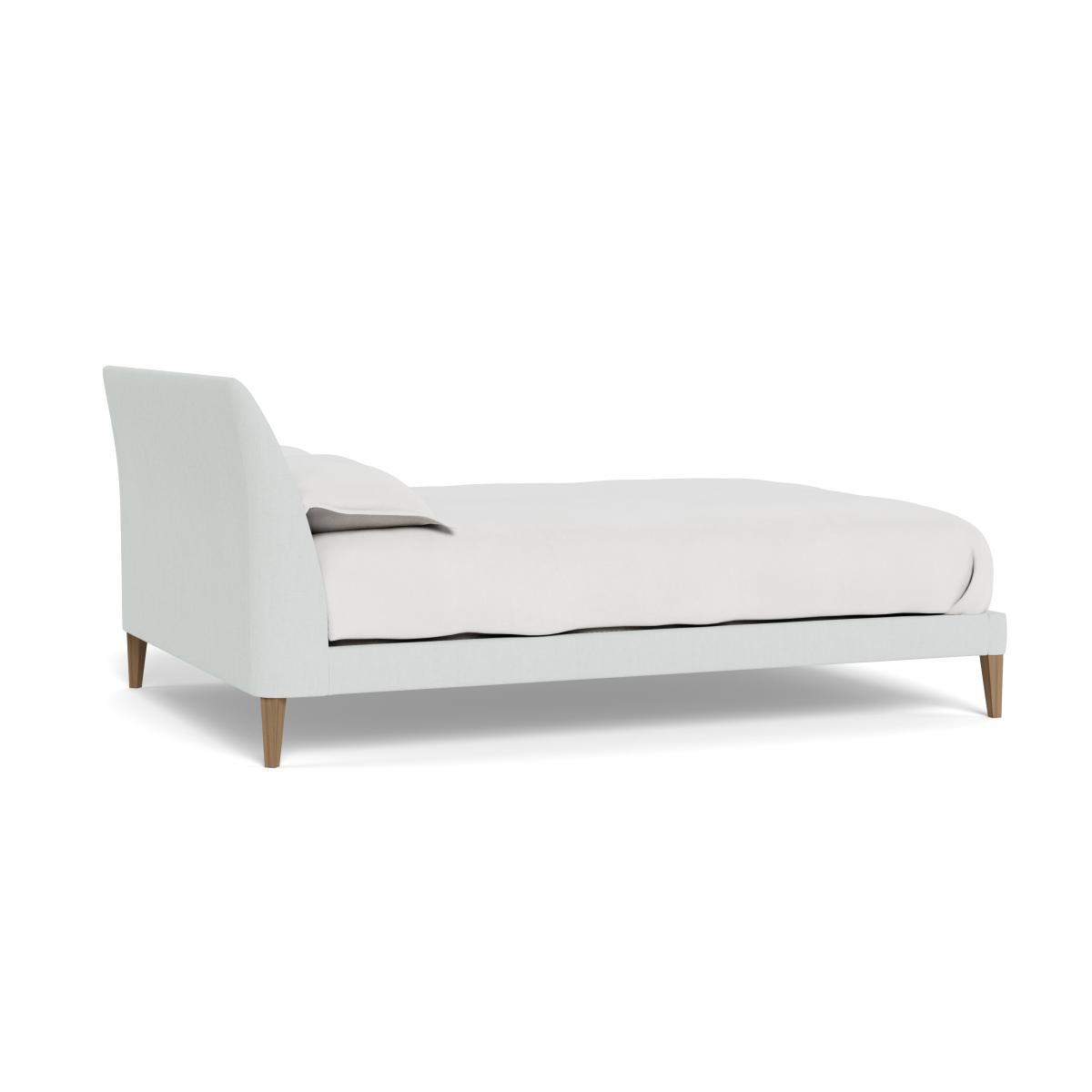 Heal's Wallis Bed Super King Capelo Linen Mineral Natural Oak Feet - Heal's UK Bedroom Furniture – image 4